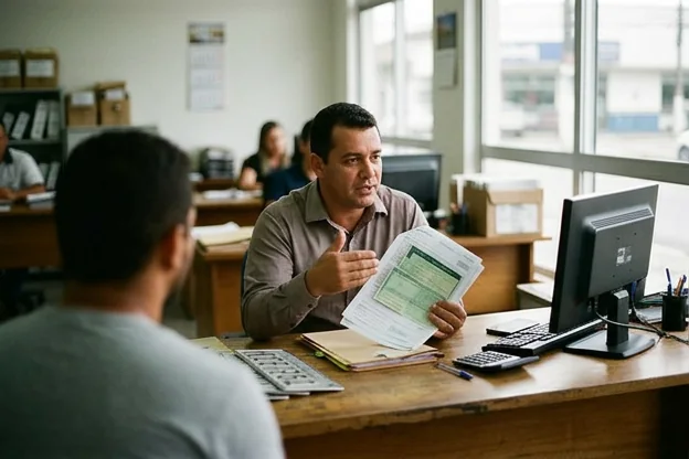 Especialista destacando a relevância do licenciamento anual.